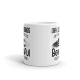 Difficult Roads White glossy mug