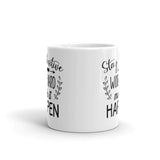 Make it Happen White glossy mug