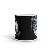 Space Skater White glossy mug