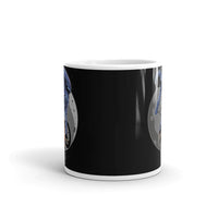 Space Biker White glossy mug