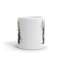 Death White glossy mug