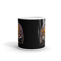 Happy Halloween Pumpkin White glossy mug