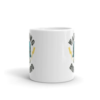 Warning Biohazard White glossy mug