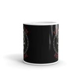 Born to Ride White glossy mug