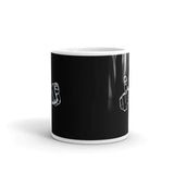 FU White glossy mug