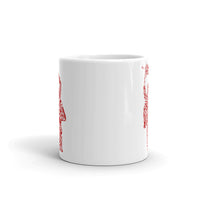 Chainsaw Killer White glossy mug