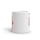 Chainsaw Killer White glossy mug