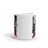 Chainsaw Killer White glossy mug