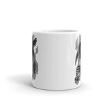 Death Before Decaf White glossy mug