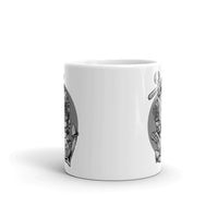 Deep Sea White glossy mug