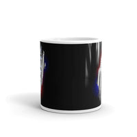 Police Lights White glossy mug