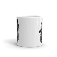 Gun Girl White glossy mug