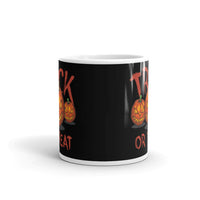 Trick or Treat White glossy mug