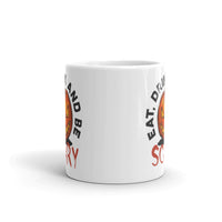 Eat Drink and be Scary White glossy mug