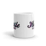 Hustle All Day Everyday White glossy mug