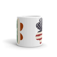 Irish American White glossy mug