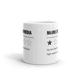 Mainstream Media White glossy mug