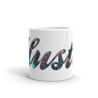 Hustle White glossy mug