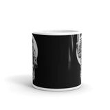 Jet Fighter Boombox White glossy mug