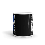 Police White glossy mug