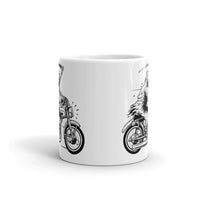 Motorcycle Reaper White glossy mug