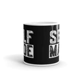 Self Made White glossy mug