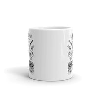 Skeleton King White glossy mug