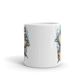 Skully White glossy mug