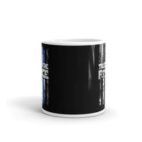 Trust in the Force White glossy mug