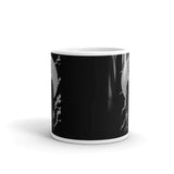 Cage Head White glossy mug