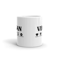 Vegan White glossy mug