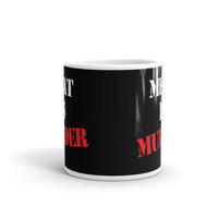 Meat is Murder White glossy mug