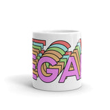 Vegan White glossy mug