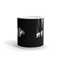 Bike Evolution White glossy mug