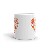 Paw Heart White glossy mug