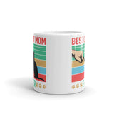 Best Cat Mom Ever White glossy mug