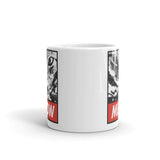 Meow White glossy mug