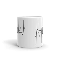 Meow White glossy mug