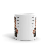 Bad Kitty White glossy mug