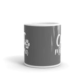 Cat Mama White glossy mug