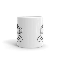 Kit-tea White glossy mug