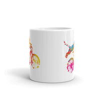 Bike Cat White glossy mug