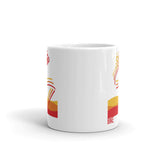 Bike White glossy mug