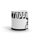 Unstoppable White glossy mug