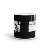 Unstoppable White glossy mug