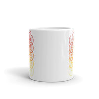 Bikes White glossy mug