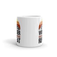 Wonder Wander Repeat White glossy mug