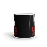 Let's Get Lost White glossy mug