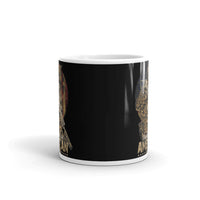 Proud to be an American Soldier White glossy mug