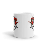 Pentagram White glossy mug